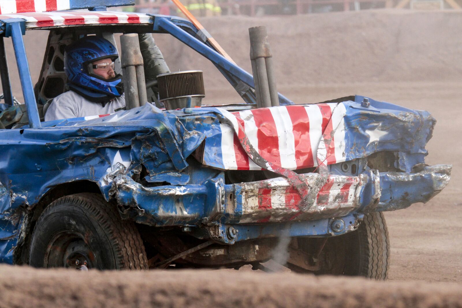 Canon EOS 7D sample photo. Demolition derby, cars, crash photography