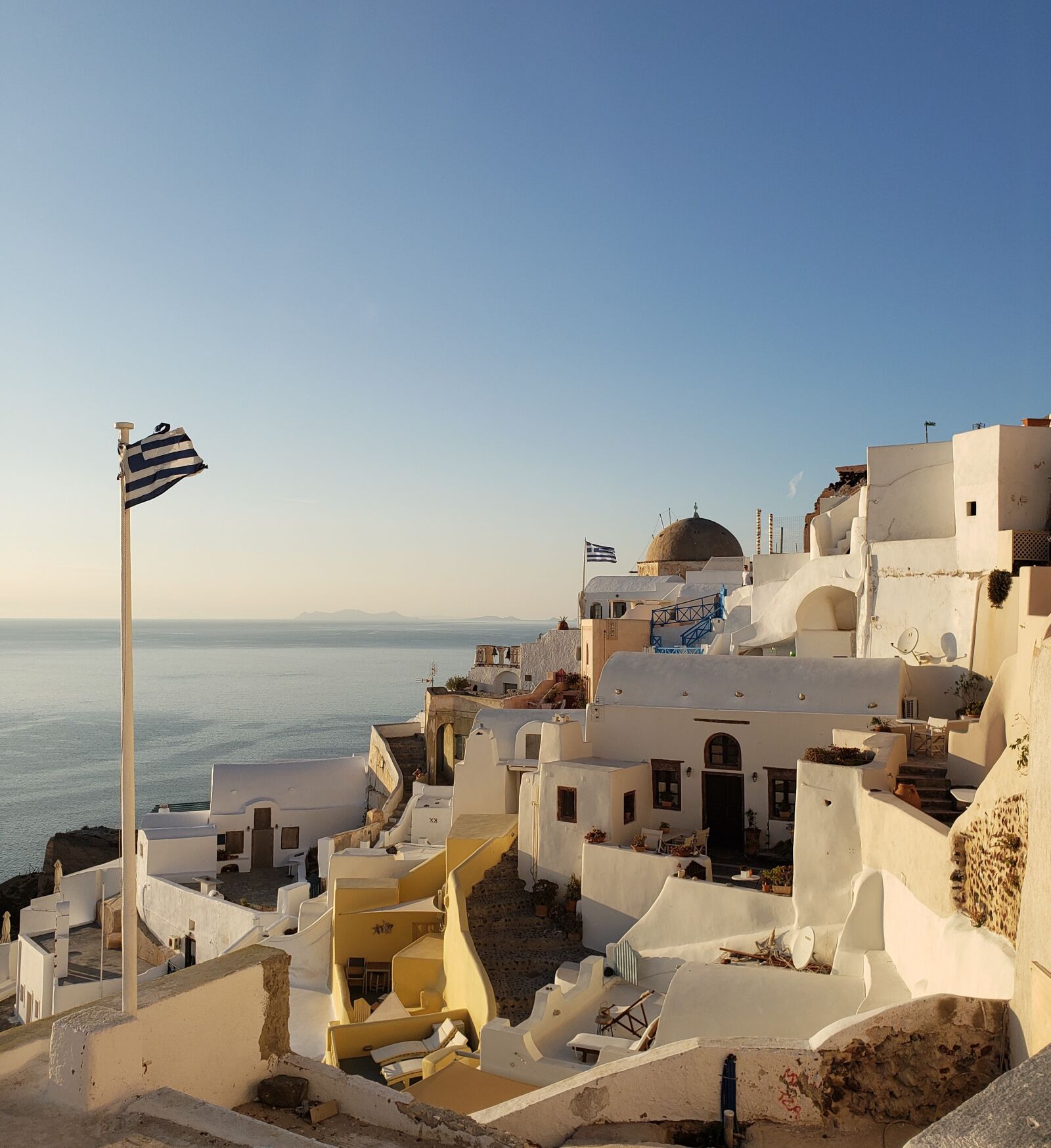 Samsung Galaxy S9+ sample photo. Santorini, greece, island photography