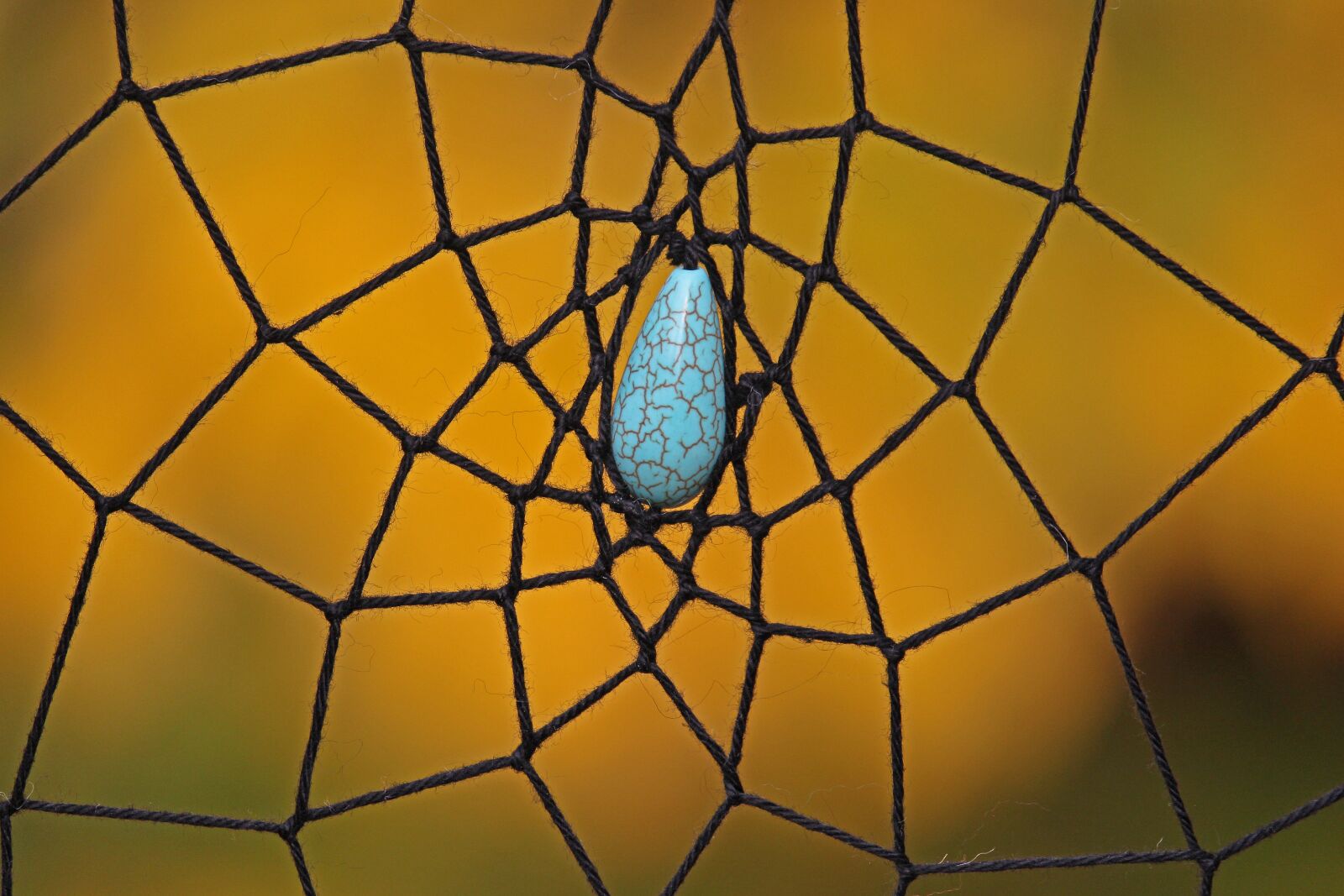 Canon EF-S 55-250mm F4-5.6 IS STM sample photo. Dream catcher, braid, woven photography