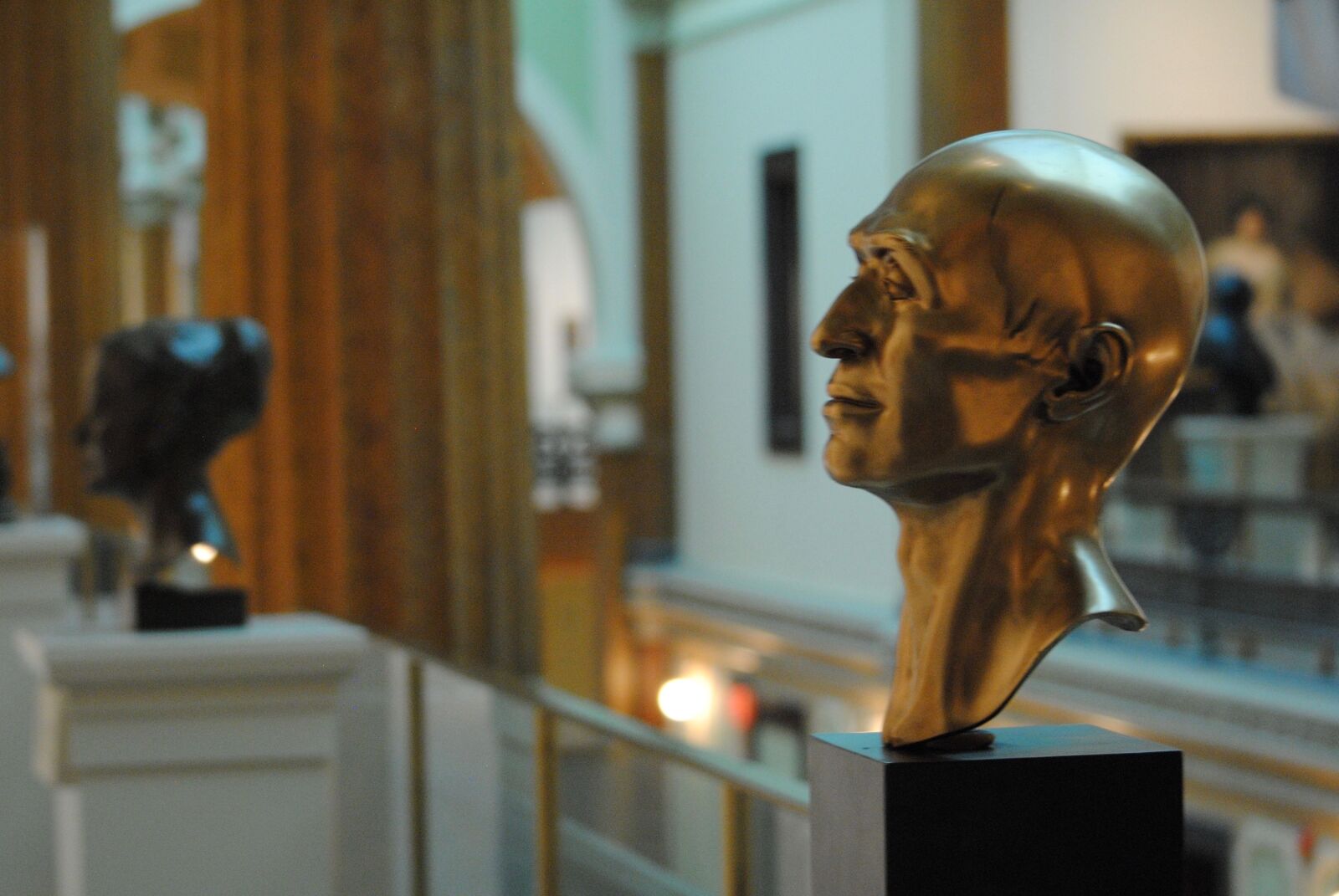 Nikon D3000 sample photo. Portrait, profile, museum photography