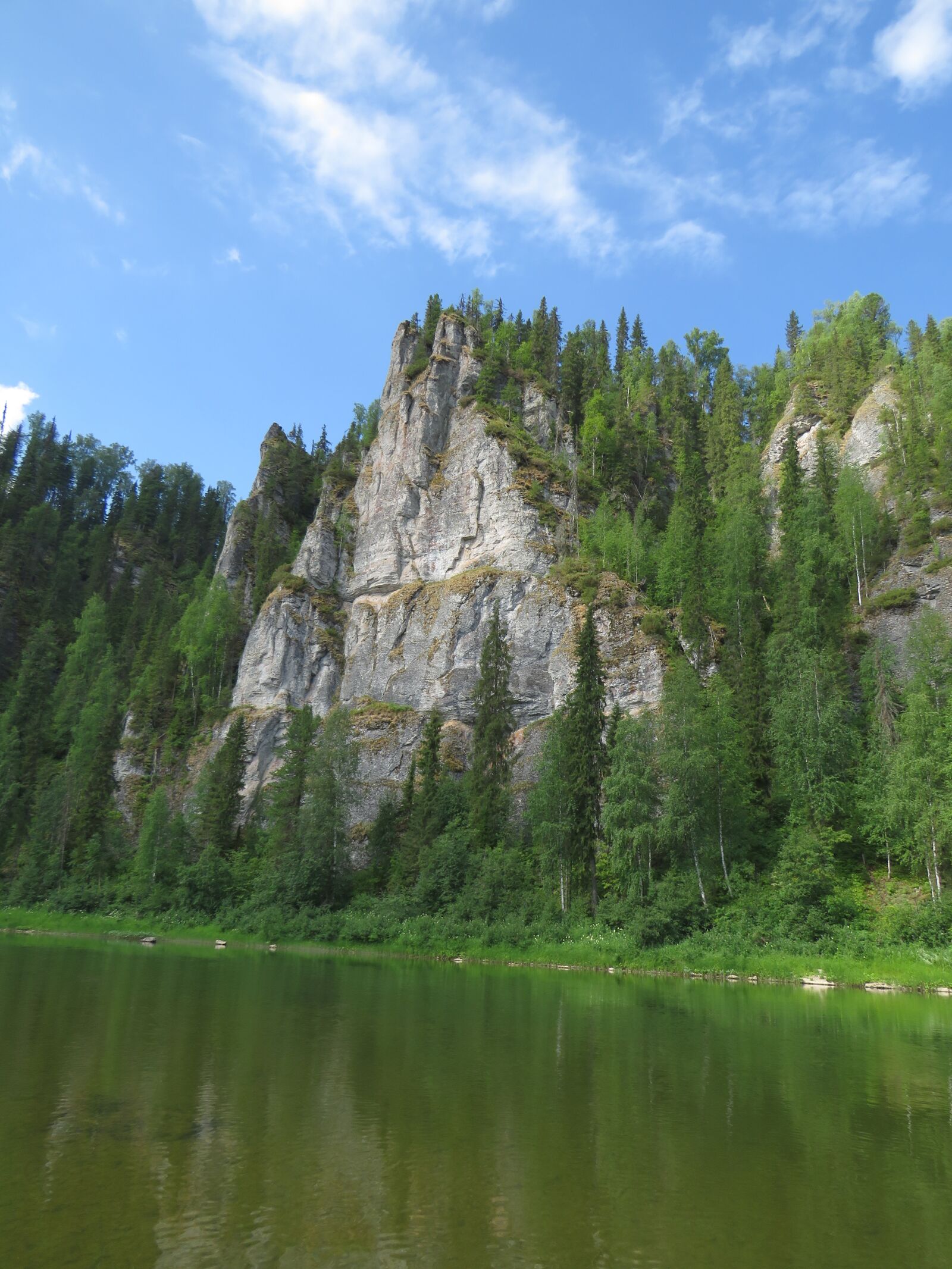 Canon PowerShot SX540 HS sample photo. River, forest, mountains photography