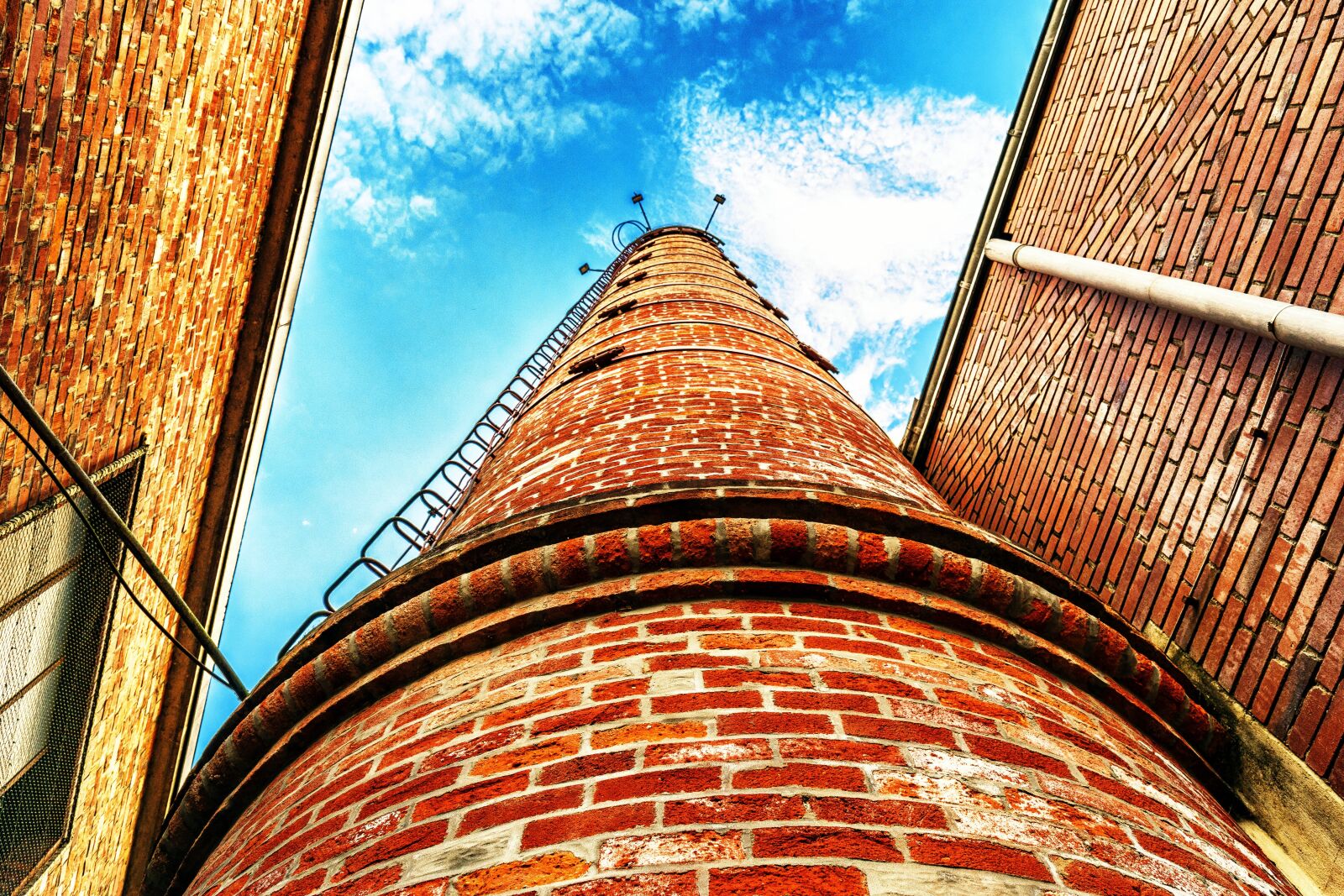 Nikon D3300 sample photo. Chimney, industry, brick photography