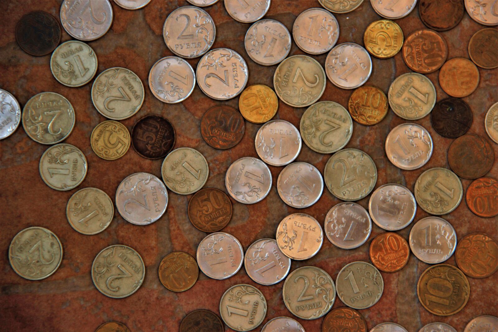 Canon EOS 550D (EOS Rebel T2i / EOS Kiss X4) sample photo. Coins, kopek, money photography
