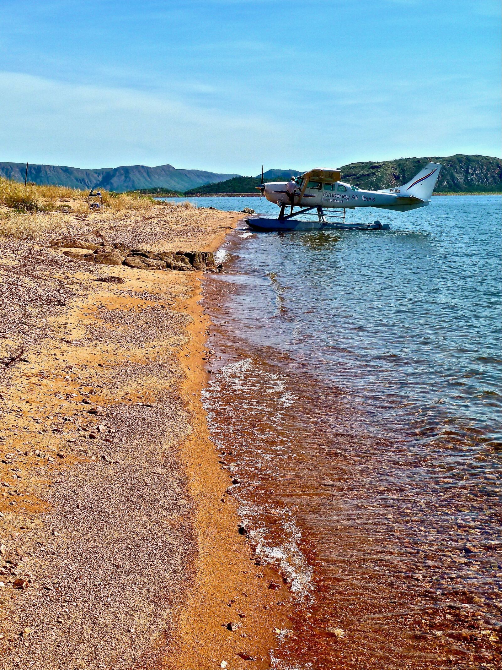 Panasonic Lumix DMC-ZS7 (Lumix DMC-TZ10) sample photo. Float plane, aero, lake photography