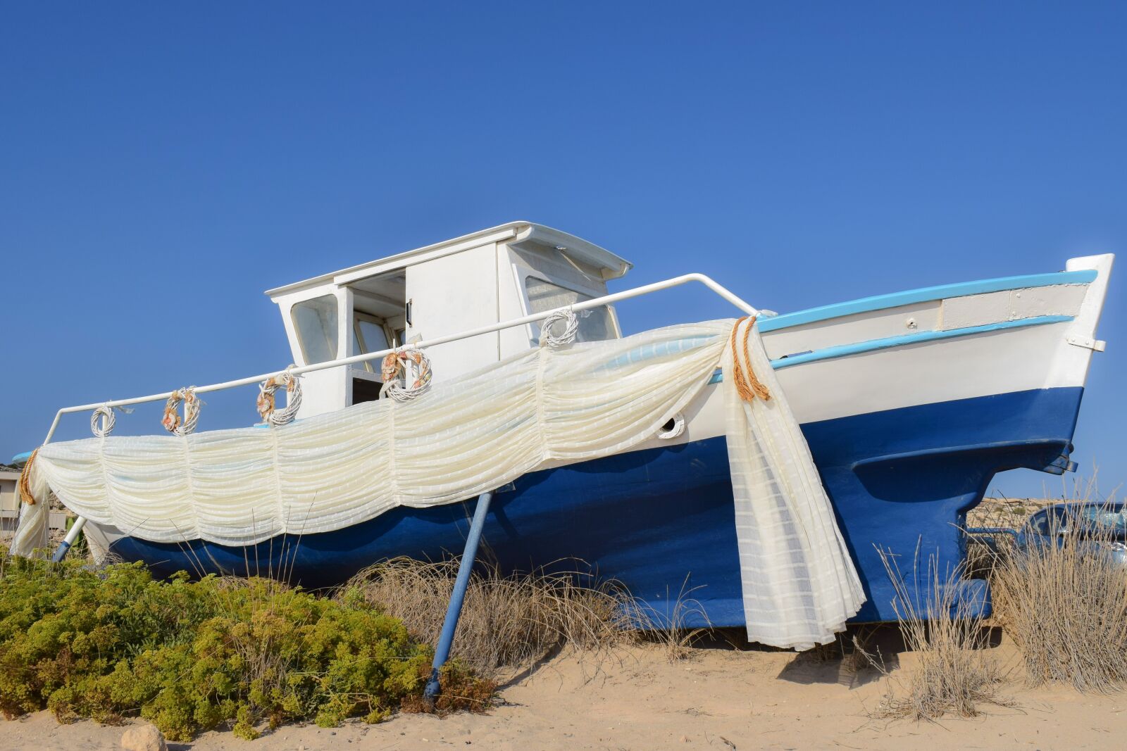 Nikon D3300 sample photo. Boat, decoration, wedding ceremony photography