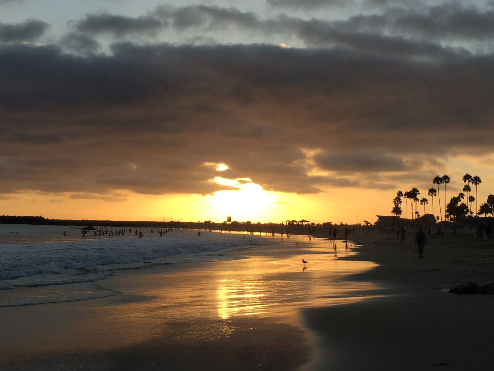iPhone 6 back camera 4.15mm f/2.2 sample photo. Sunset, beach, newport beach photography