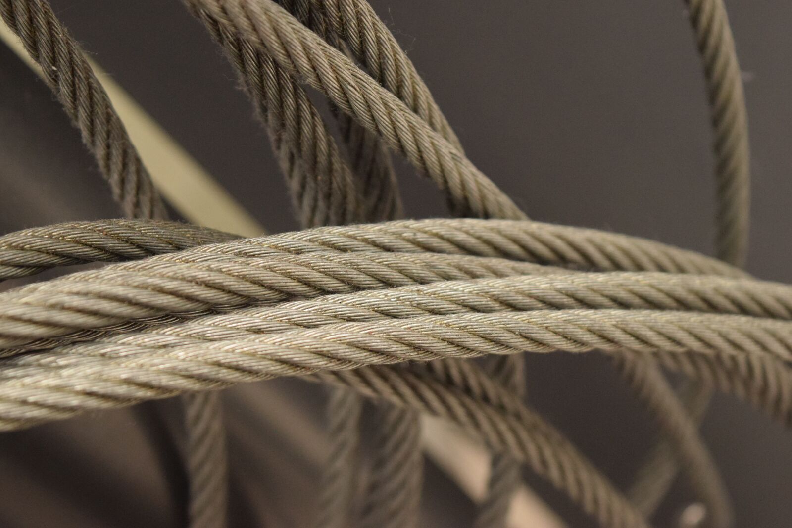 Nikon D3300 sample photo. Rope, metal, steel photography