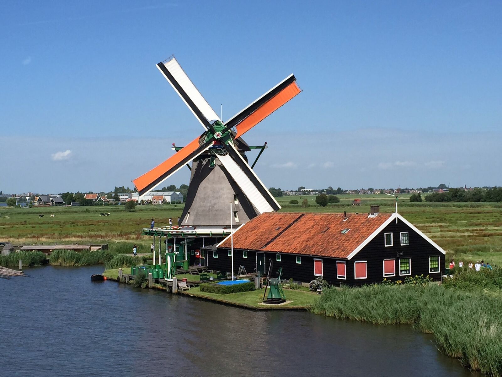 iPhone 6 back camera 4.15mm f/2.2 sample photo. Holland, windmill, netherlands photography