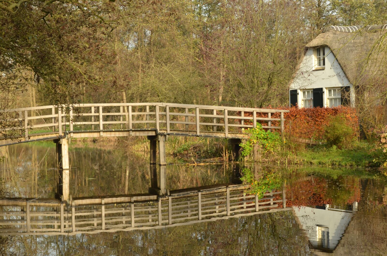 Nikon D7000 sample photo. Bridge, reflection, water photography