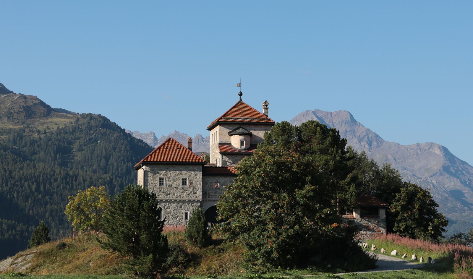 Canon EF 50mm F1.8 STM sample photo. Switzerland, silvaplana, architecture photography