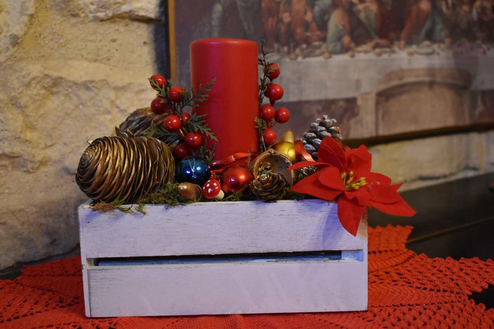 Nikon D5600 sample photo. Christmas, candles, christmas decoration photography