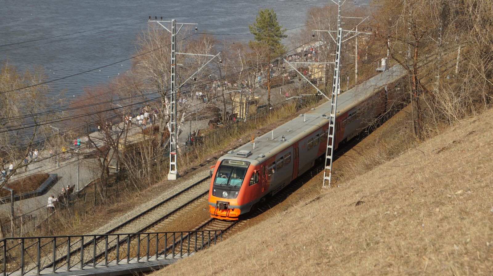 Sony SLT-A57 sample photo. Train, rails, the way photography