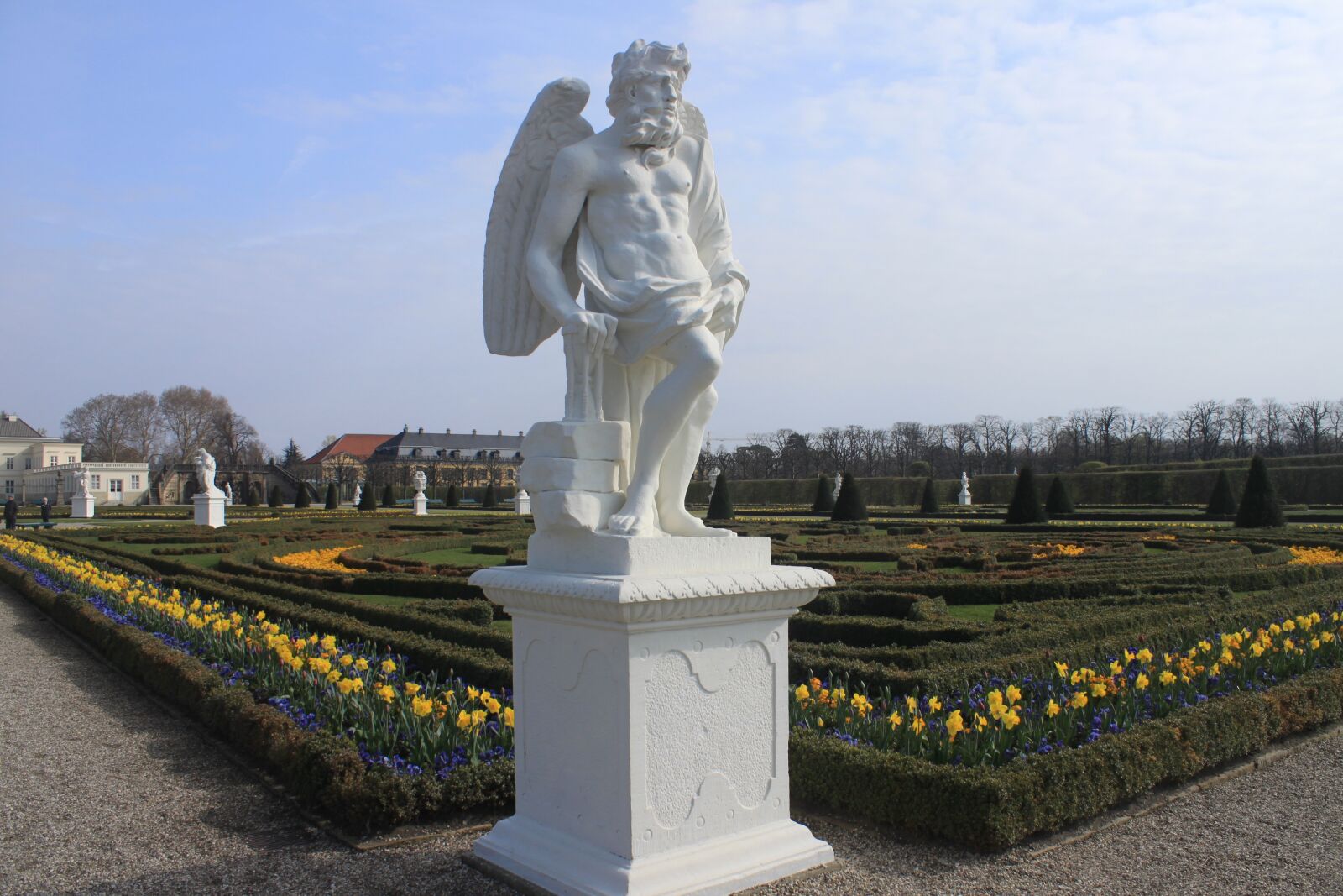 Canon EOS 500D (EOS Rebel T1i / EOS Kiss X3) sample photo. Garden, sculpture, angel photography