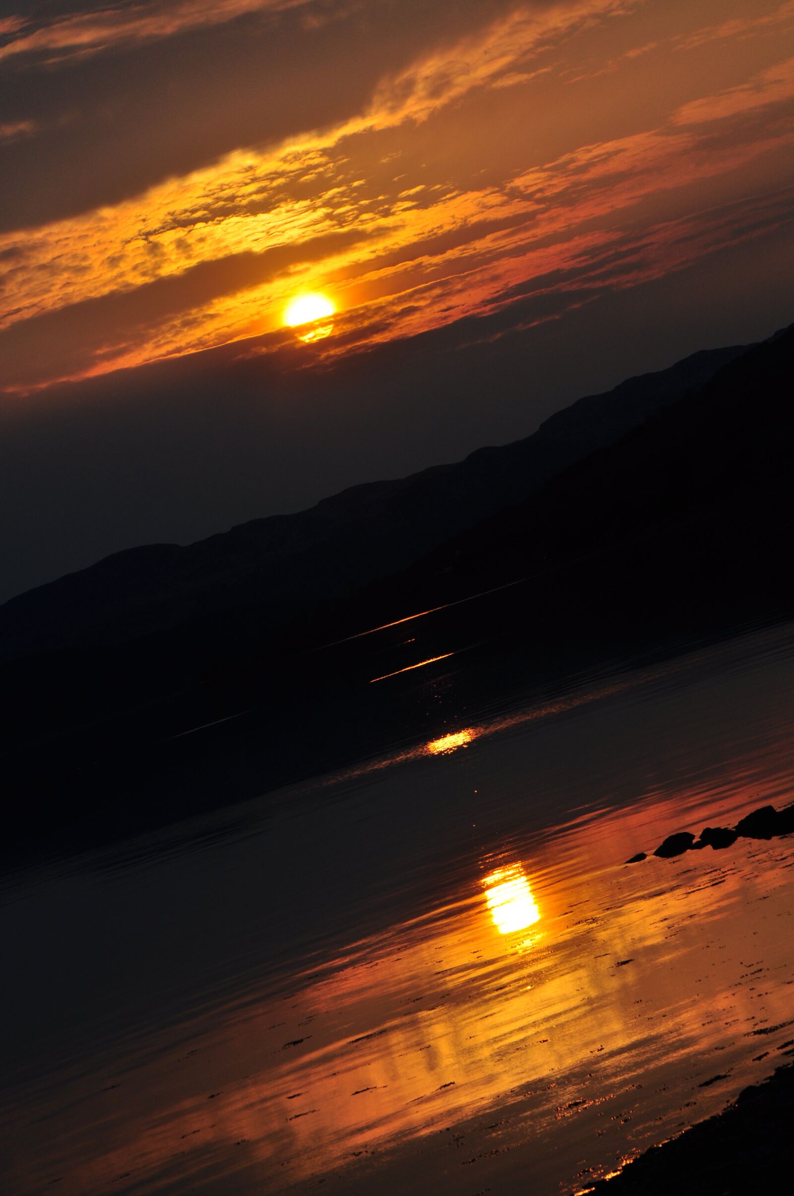 Nikon D90 sample photo. Loch striven, sunset, reflection photography