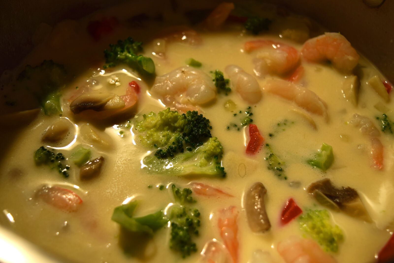 Nikon D3300 sample photo. Coconut, milk, dinner, shripms photography