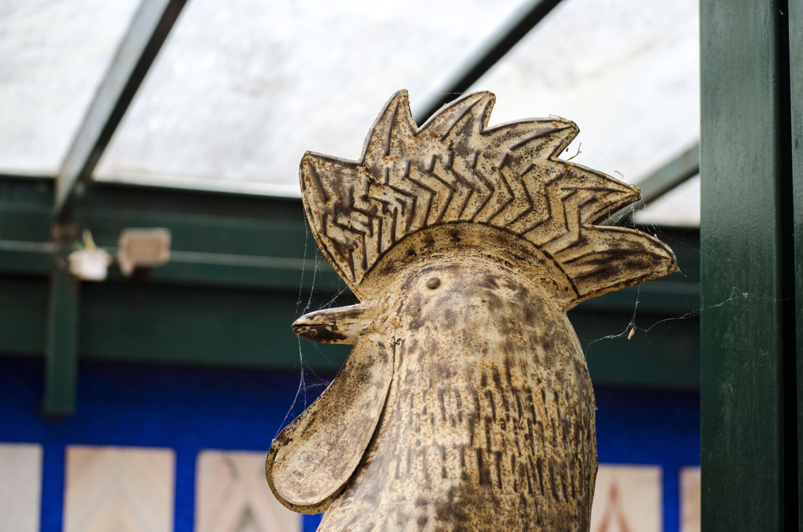 Nikon D5100 sample photo. Cock, sculpture, the statue photography