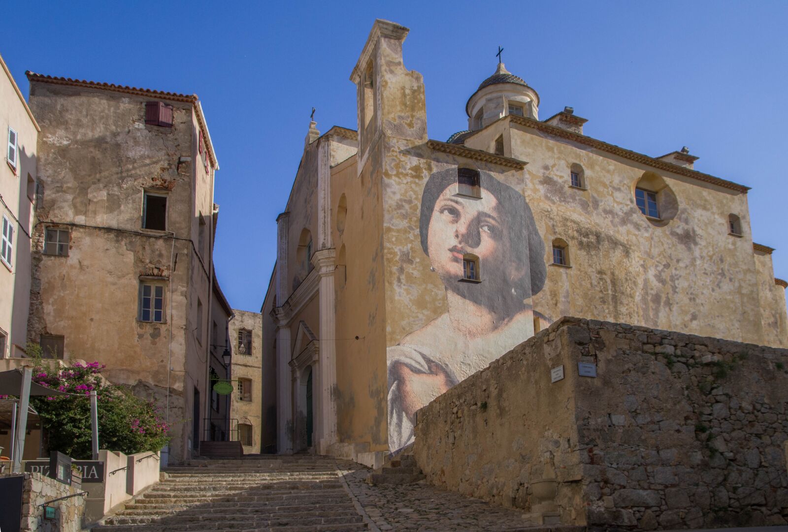 Pentax KP sample photo. Corsican, calvi, lane photography
