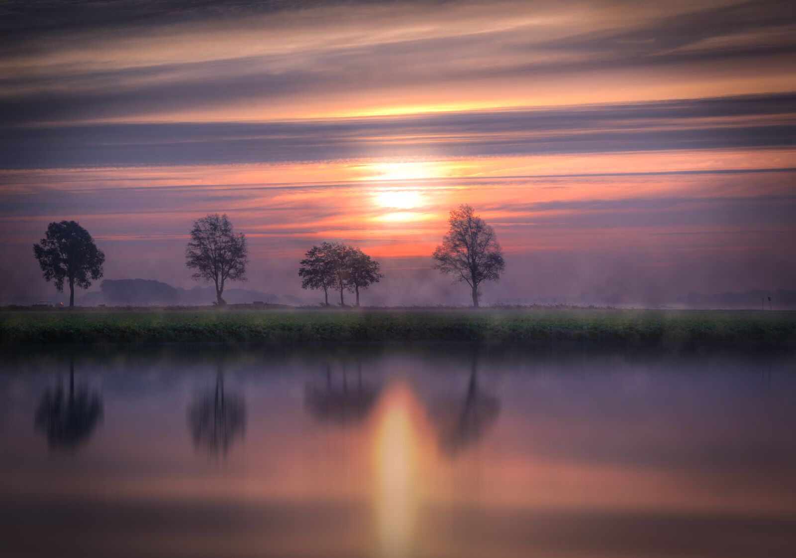 Nikon D610 sample photo. Sunset, water, reflection photography