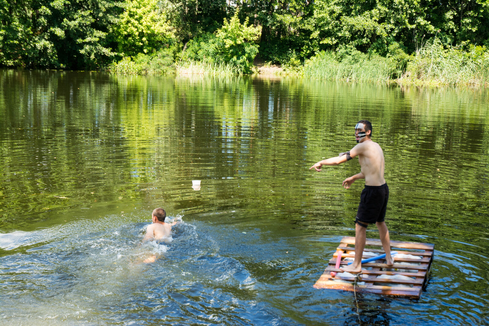 Nikon D7100 sample photo. Camp, dip, forest, pine photography