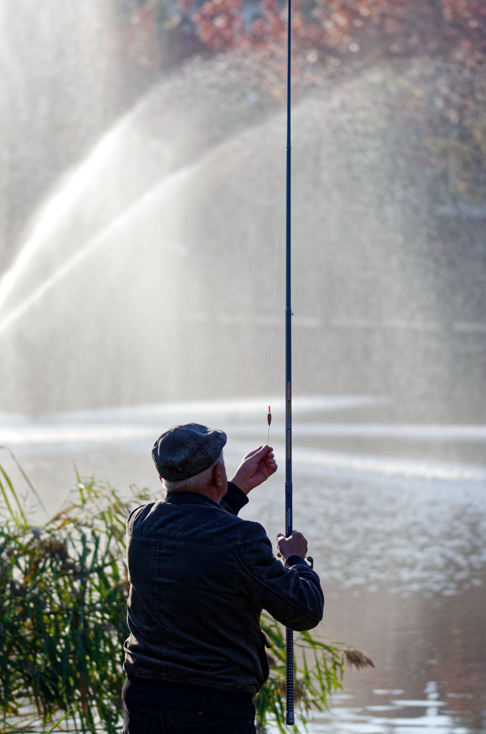 Nikon D5100 sample photo. Fisherman, rod, fishing photography