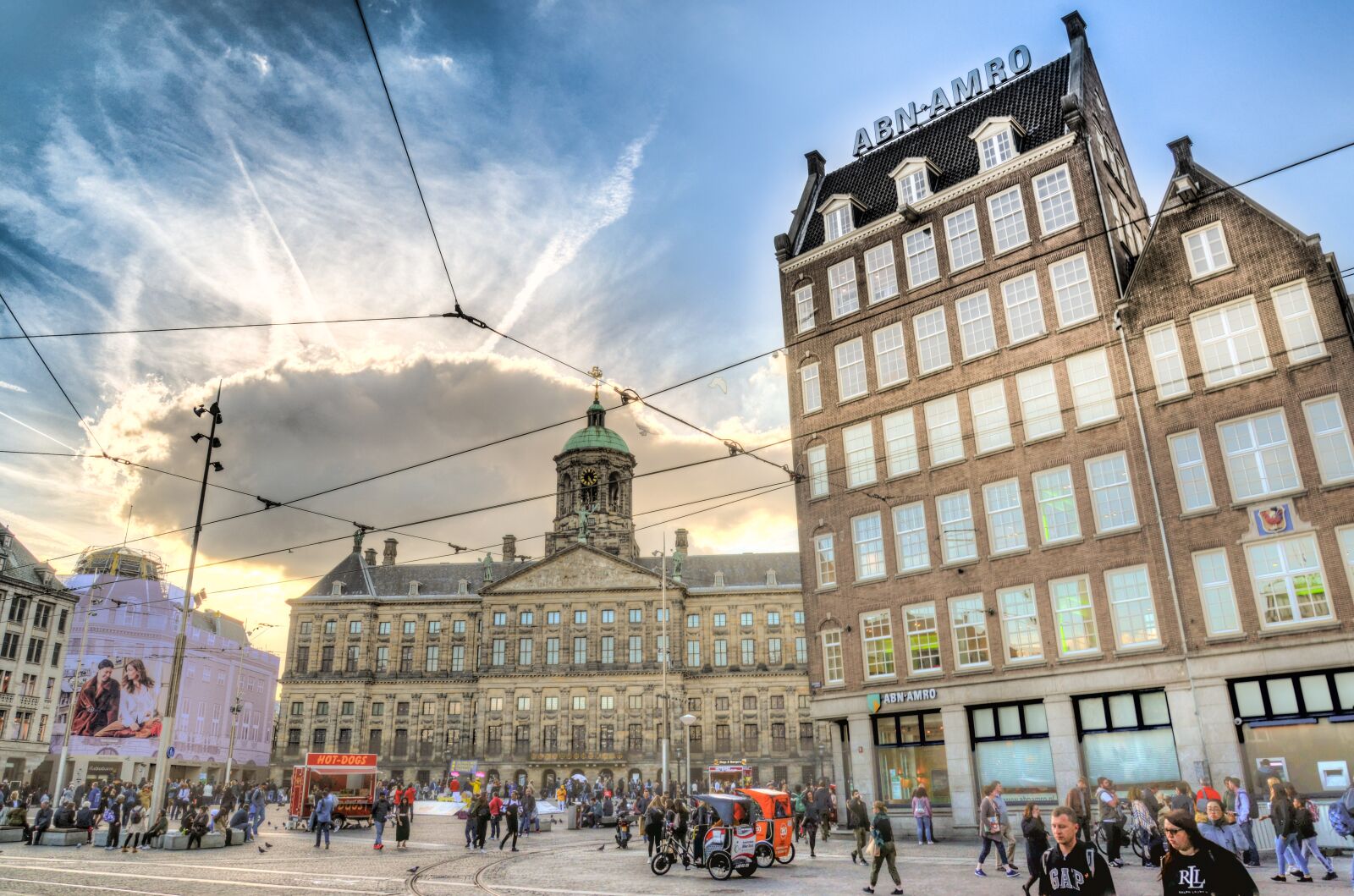 Nikon D610 sample photo. Dam, amsterdam, palace photography