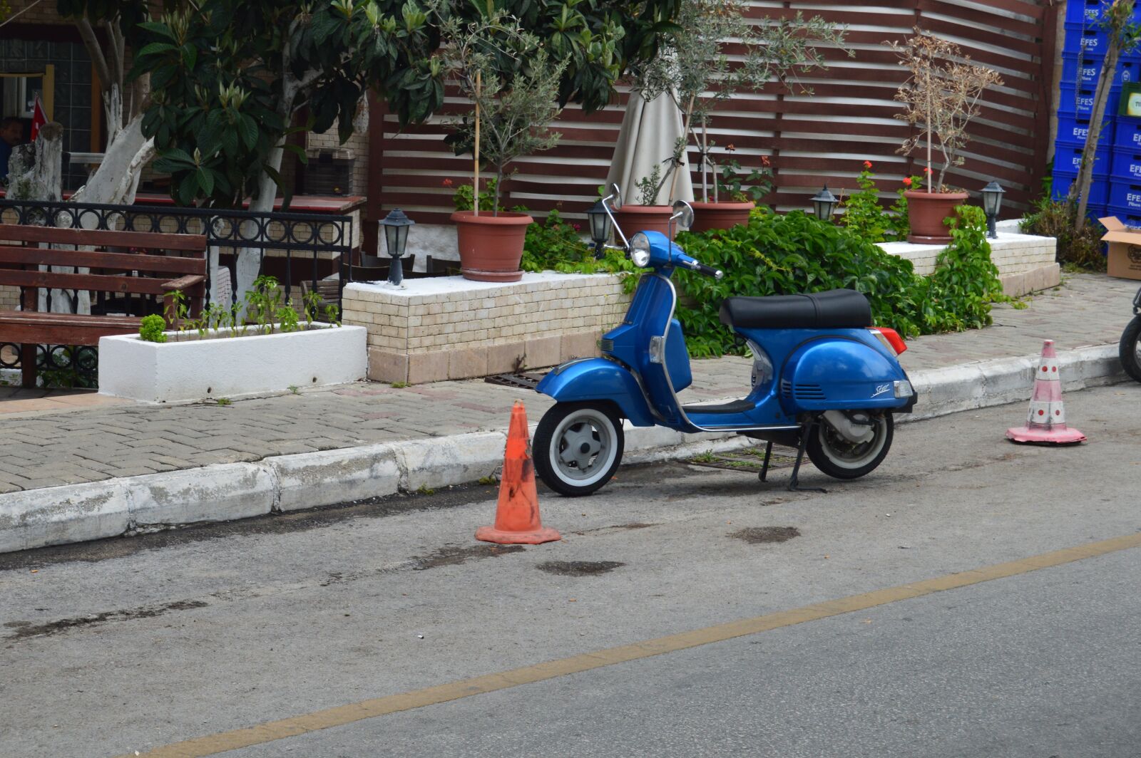 Nikon D3200 sample photo. Vespa, motorcycle, scooter photography