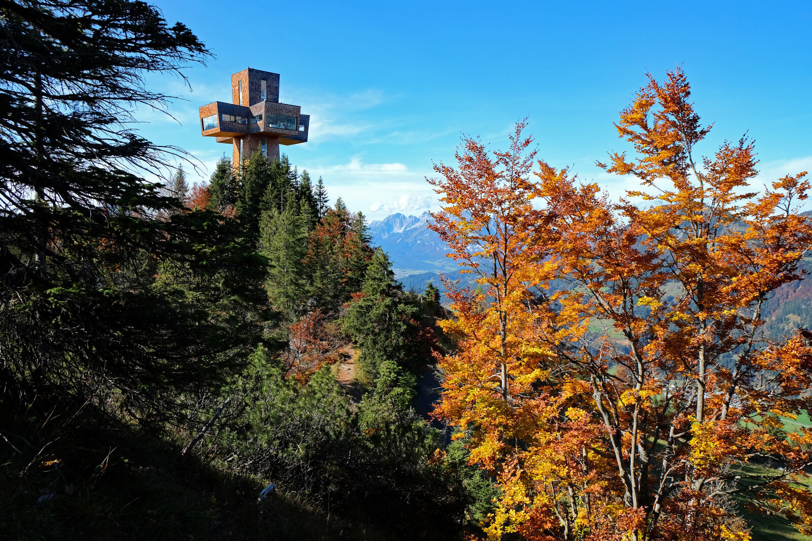 Fujifilm X-T10 + Fujifilm XF 18-55mm F2.8-4 R LM OIS sample photo. Buchenstein jakobskreuz photography