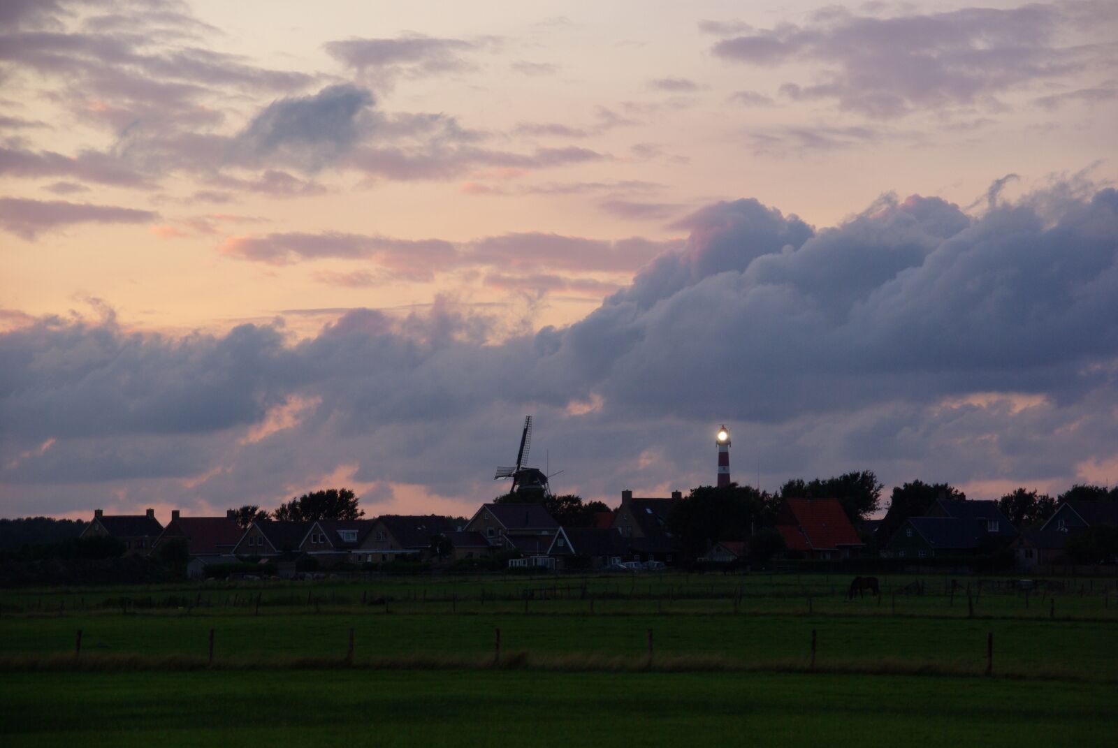 Pentax K10D sample photo. Ameland, netherlands, evening photography