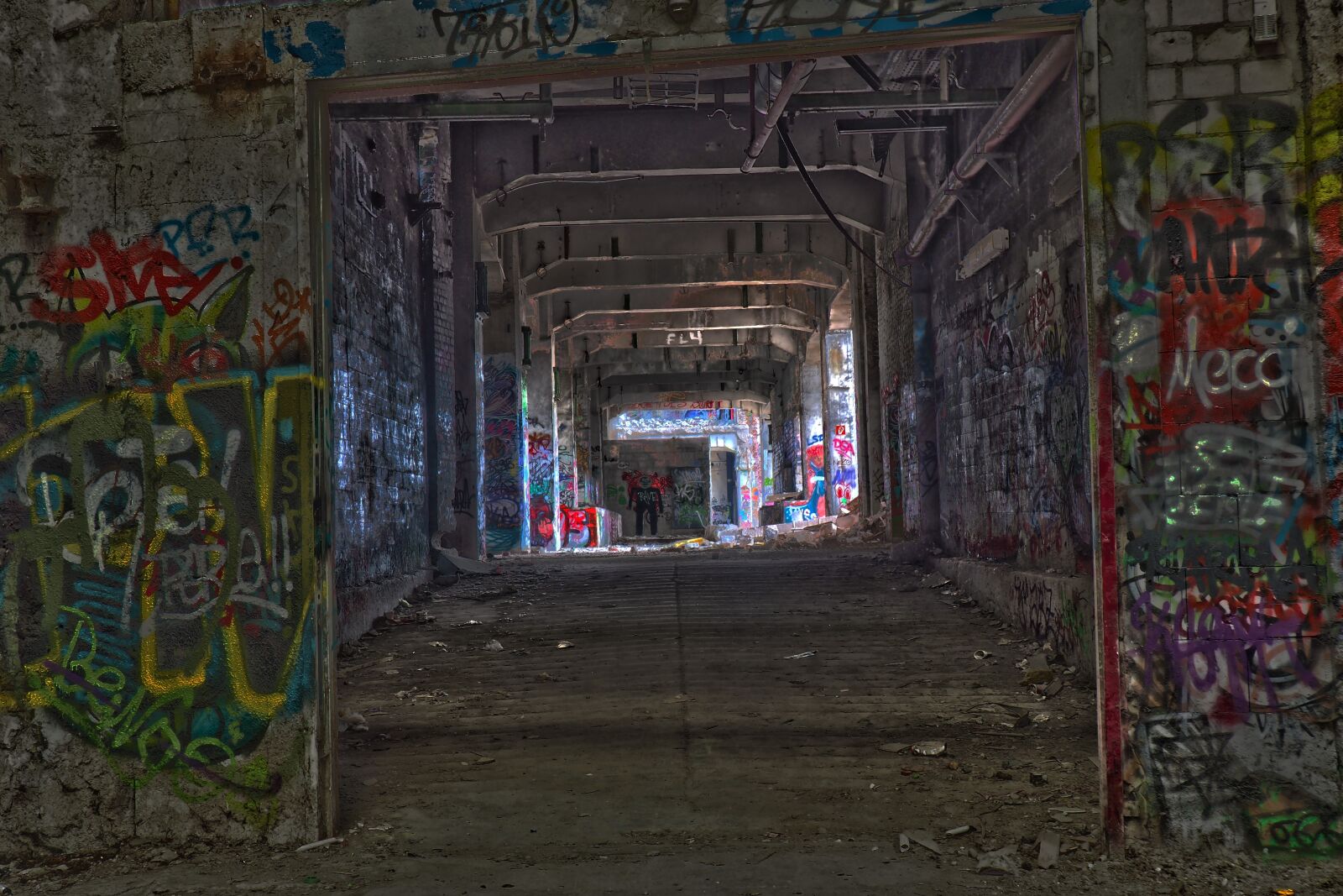 Olympus OM-D E-M10 sample photo. Lost places, factory, old photography