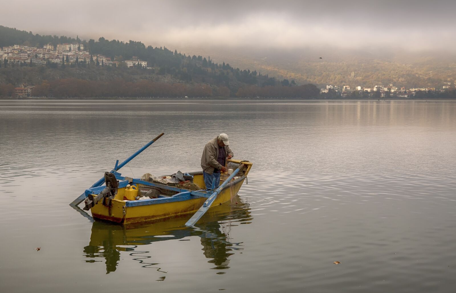 Tamron SP 24-70mm F2.8 Di VC USD sample photo. Boat, fisher, fishing photography