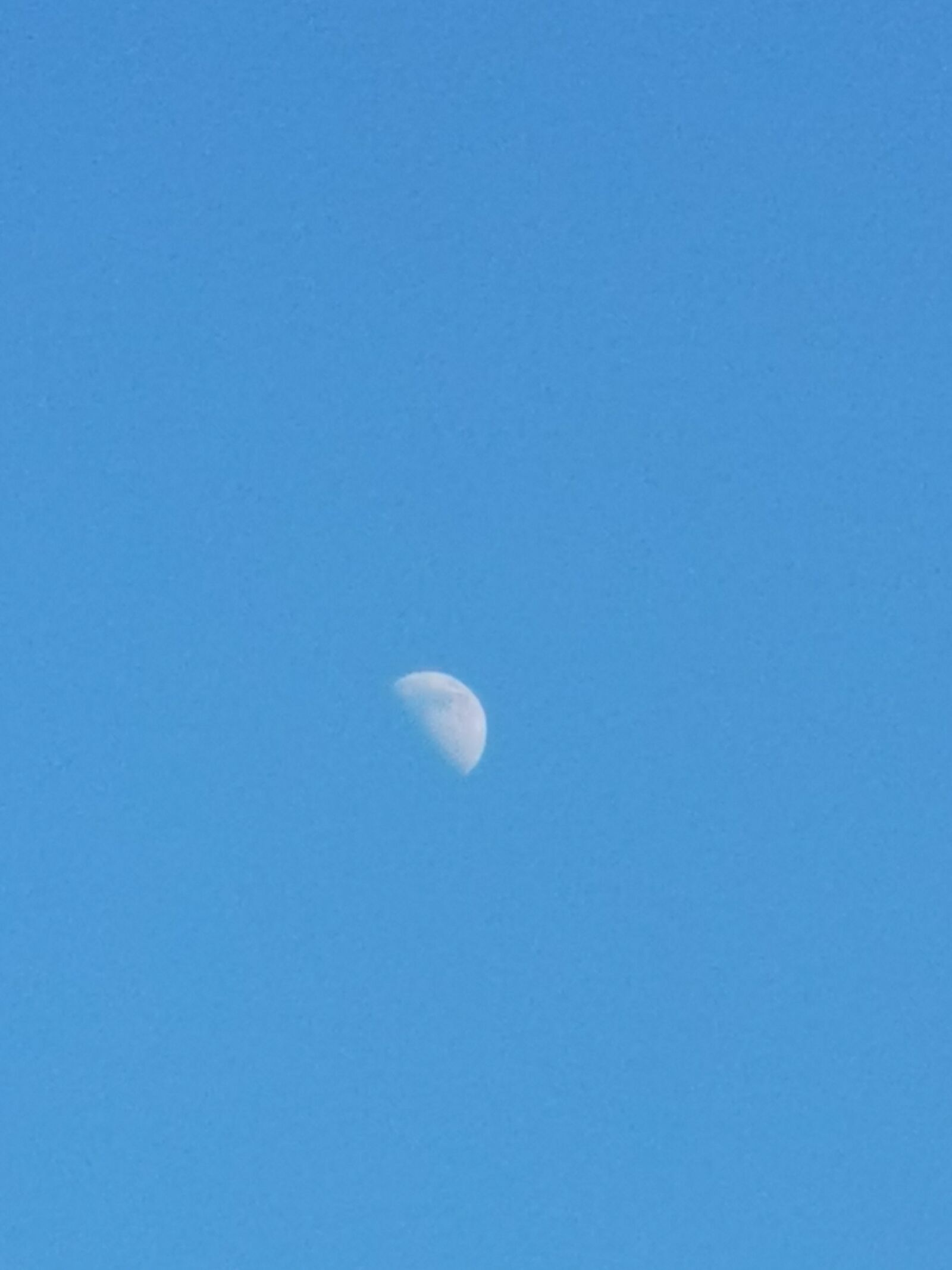 HUAWEI P30 sample photo. Moon, sky, blue photography