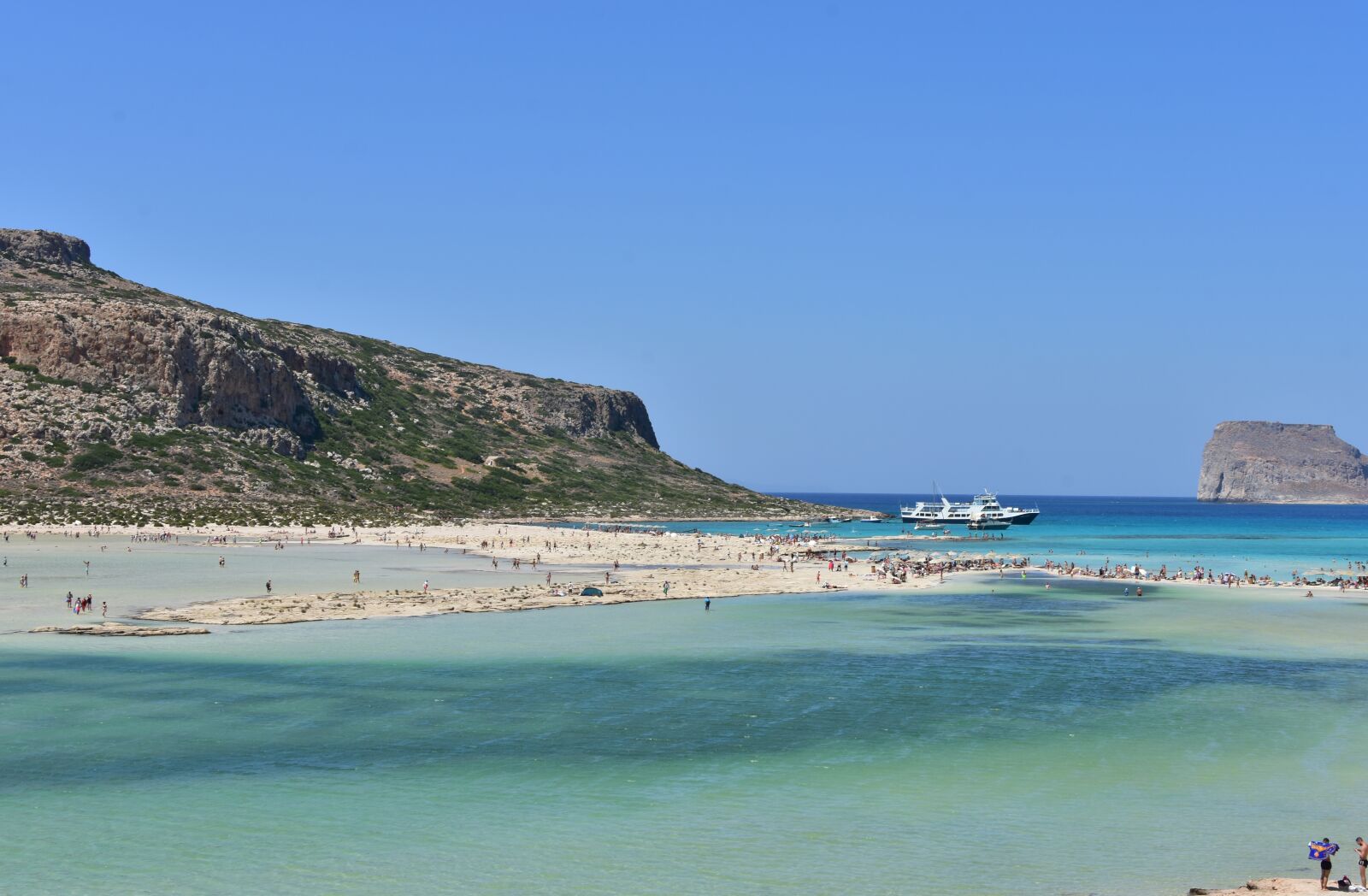 Nikon D7200 sample photo. Balos side, crete beach photography