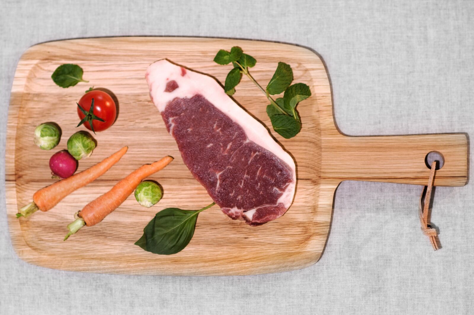 Nikon D4S sample photo. Striploin, grain-fed, beef photography