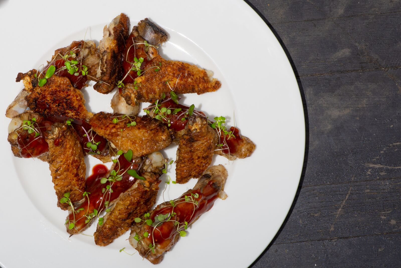 Nikon D7200 sample photo. Chicken, wings, food photography