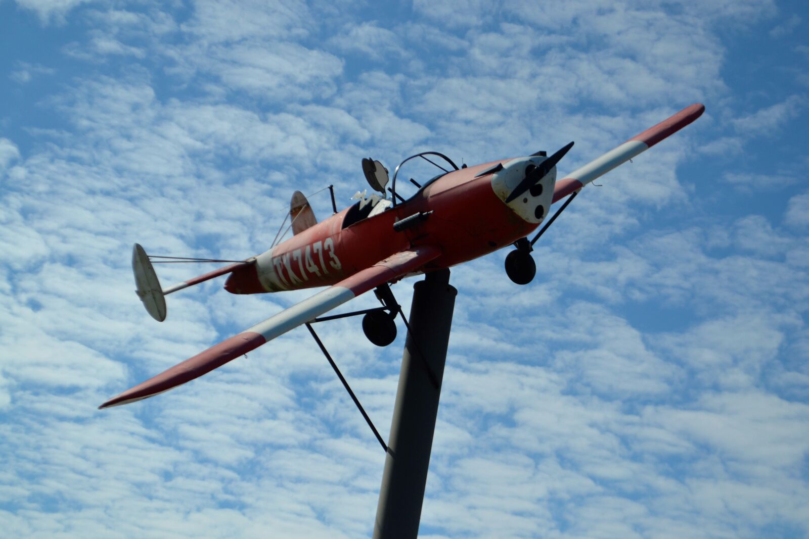 Nikon D3100 sample photo. Single engine, airplane, aviation photography