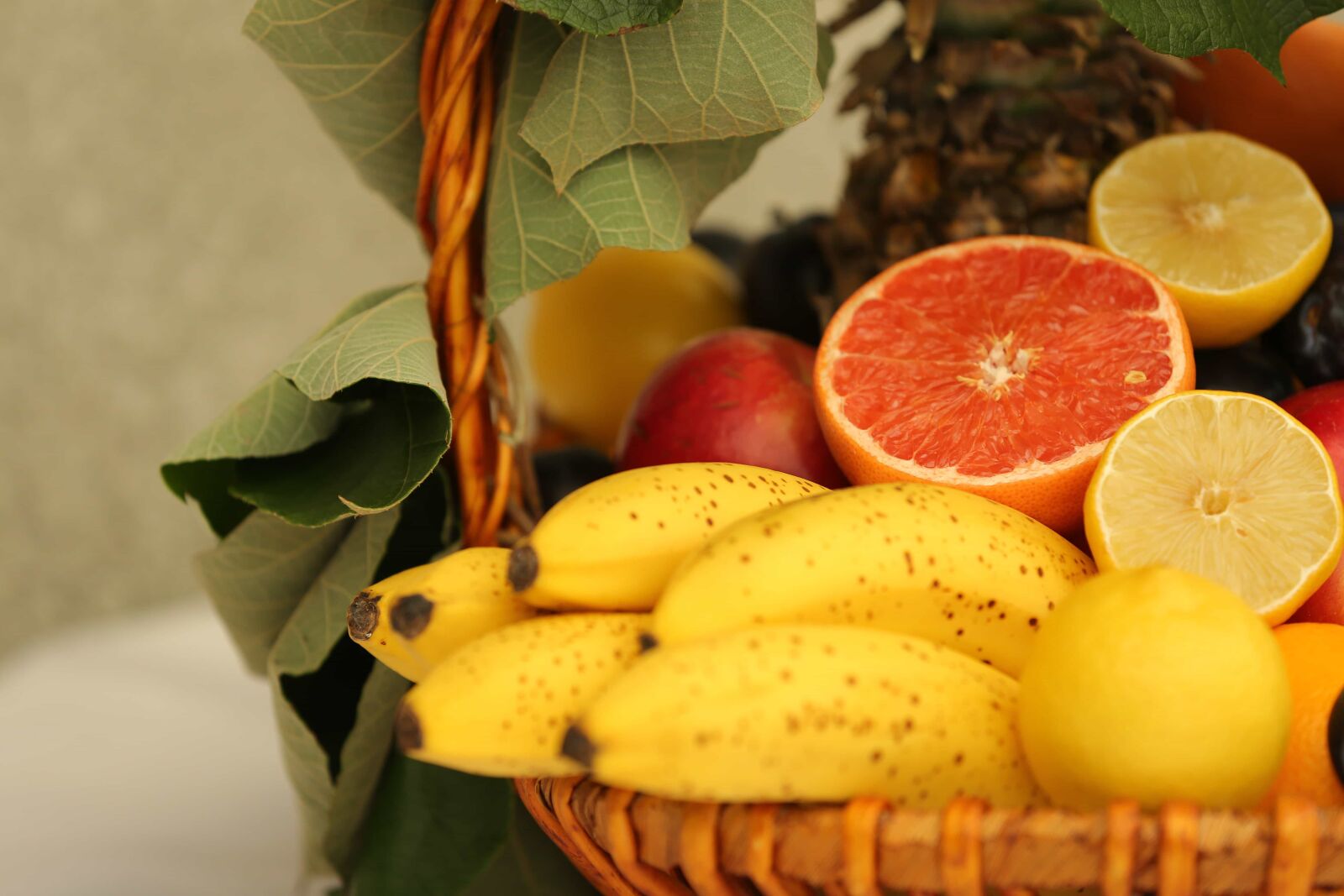 Canon EOS 5D Mark III sample photo. Banana, lemon, orange peel photography