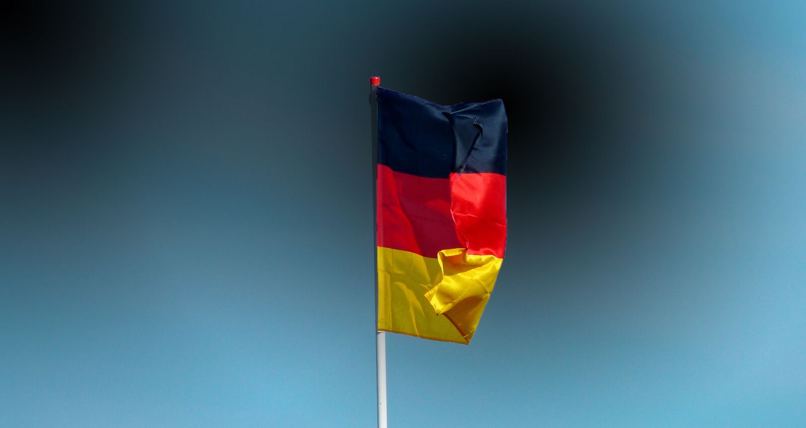 Panasonic DMC-TZ7 sample photo. Germany flag, banner, flag photography