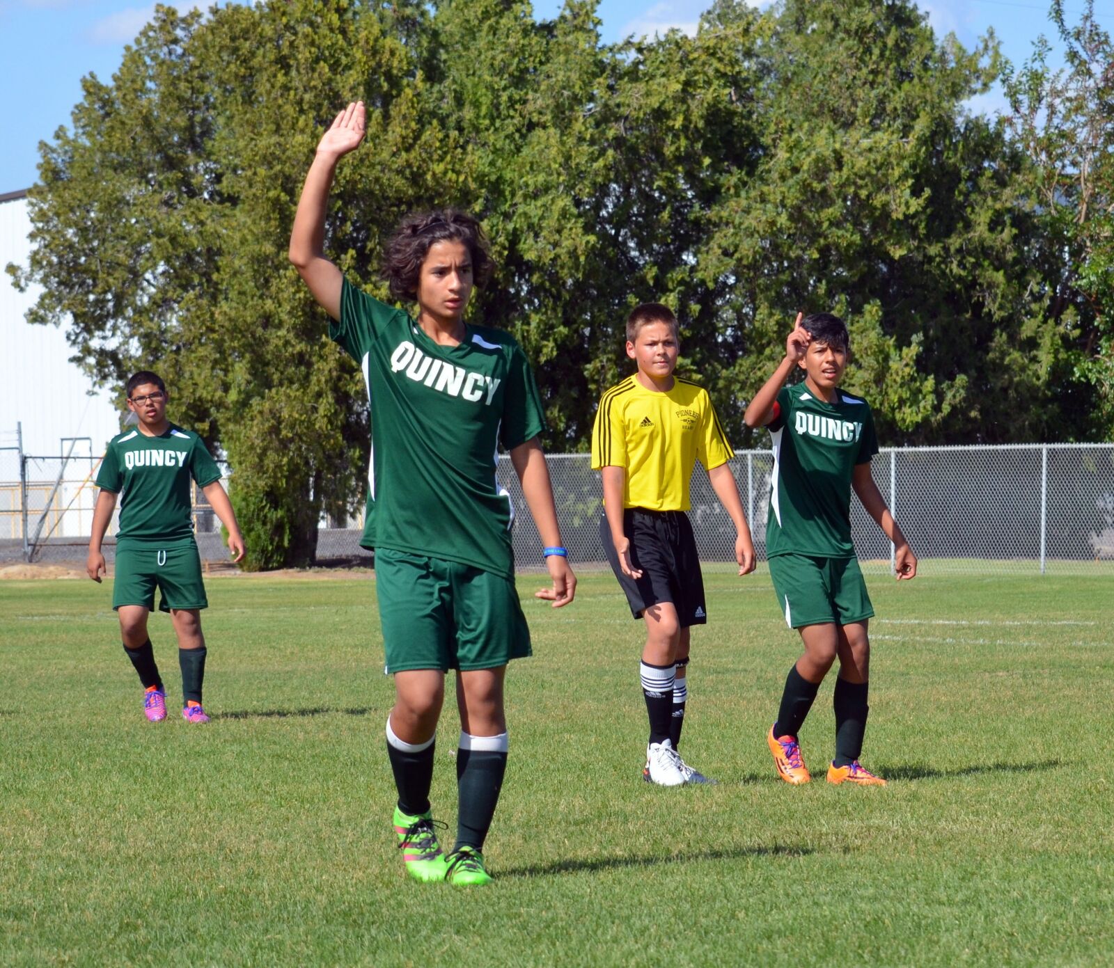 Nikon D5100 sample photo. Soccer, middle school, school photography