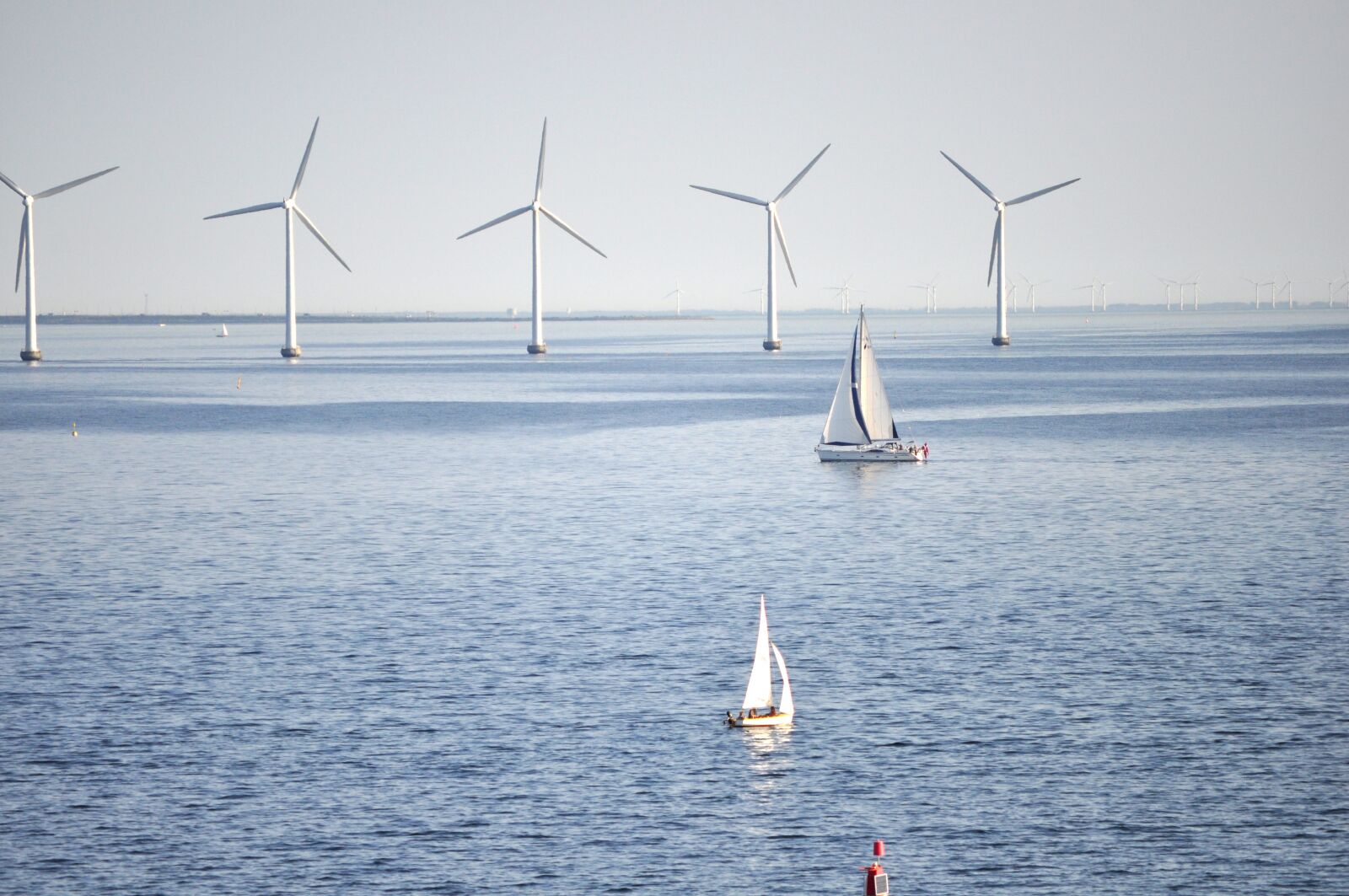 Nikon D5000 sample photo. Sailboat, windmill, wind photography