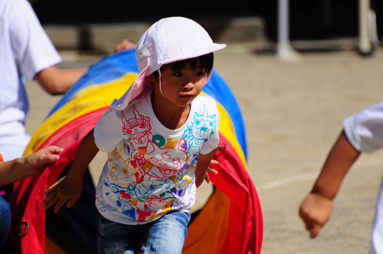 Nikon D300S sample photo. Kindergarten, sports day, steeplechase photography