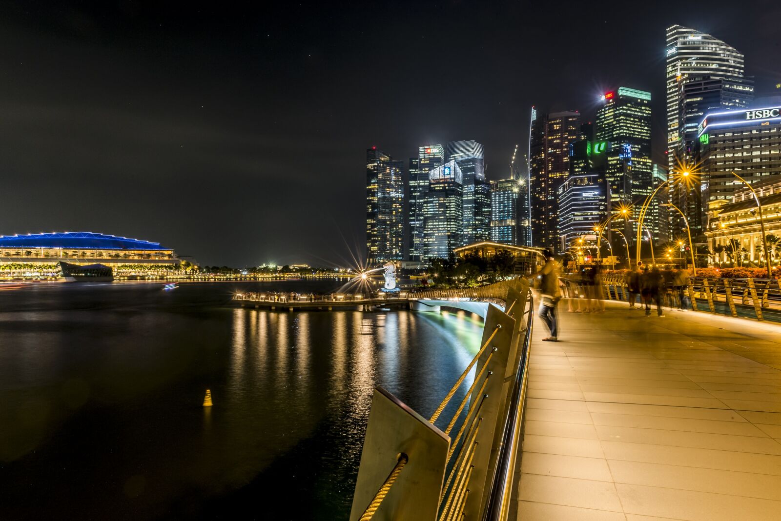 Nikon D750 sample photo. Singapore, city, lights photography
