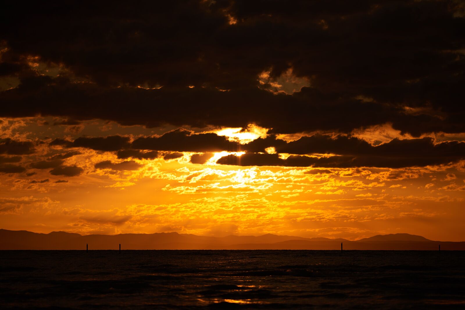 Nikon D810 sample photo. Sunset, sea, sky photography