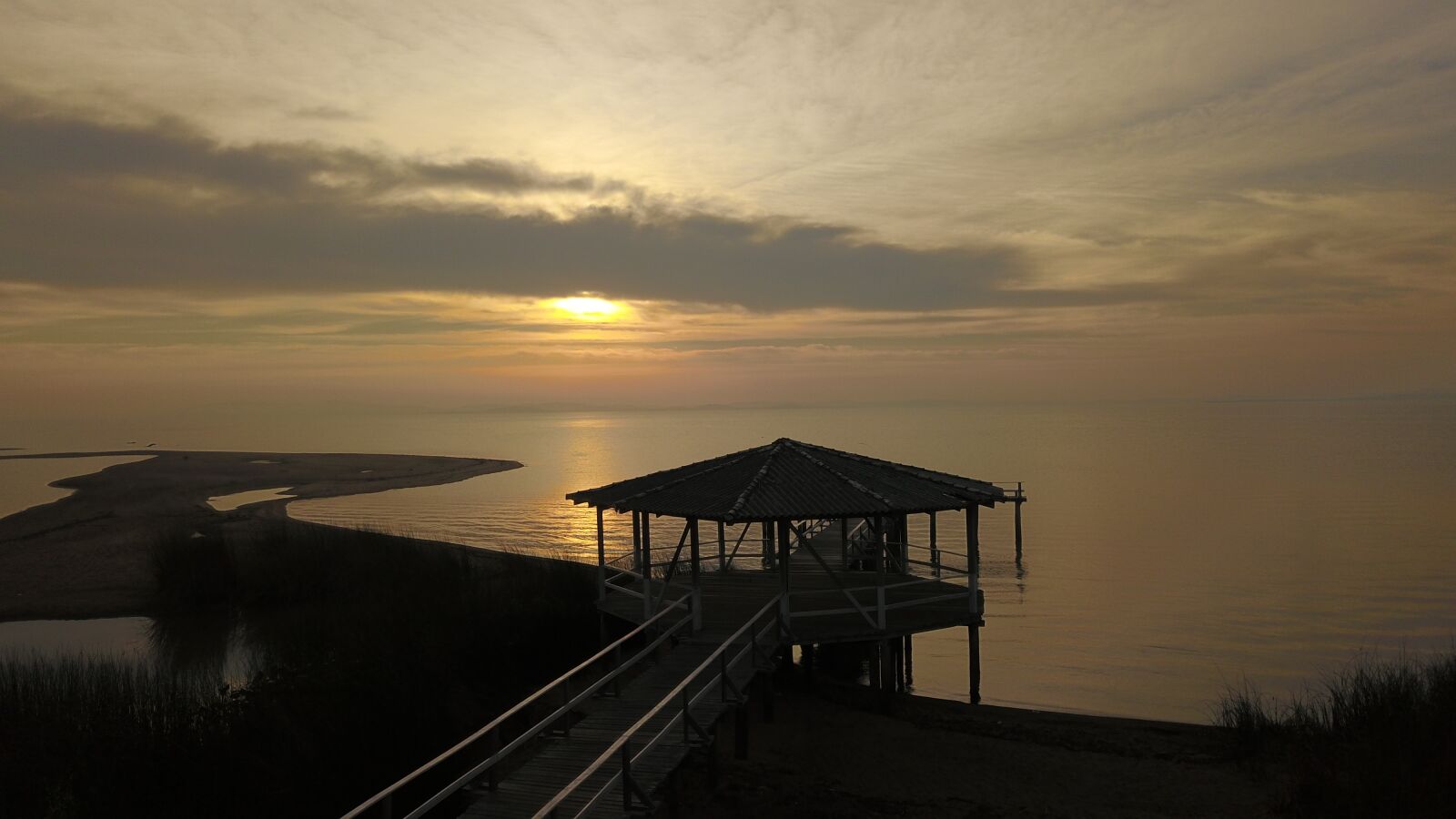DJI FC220 sample photo. Sol, clouds, water photography