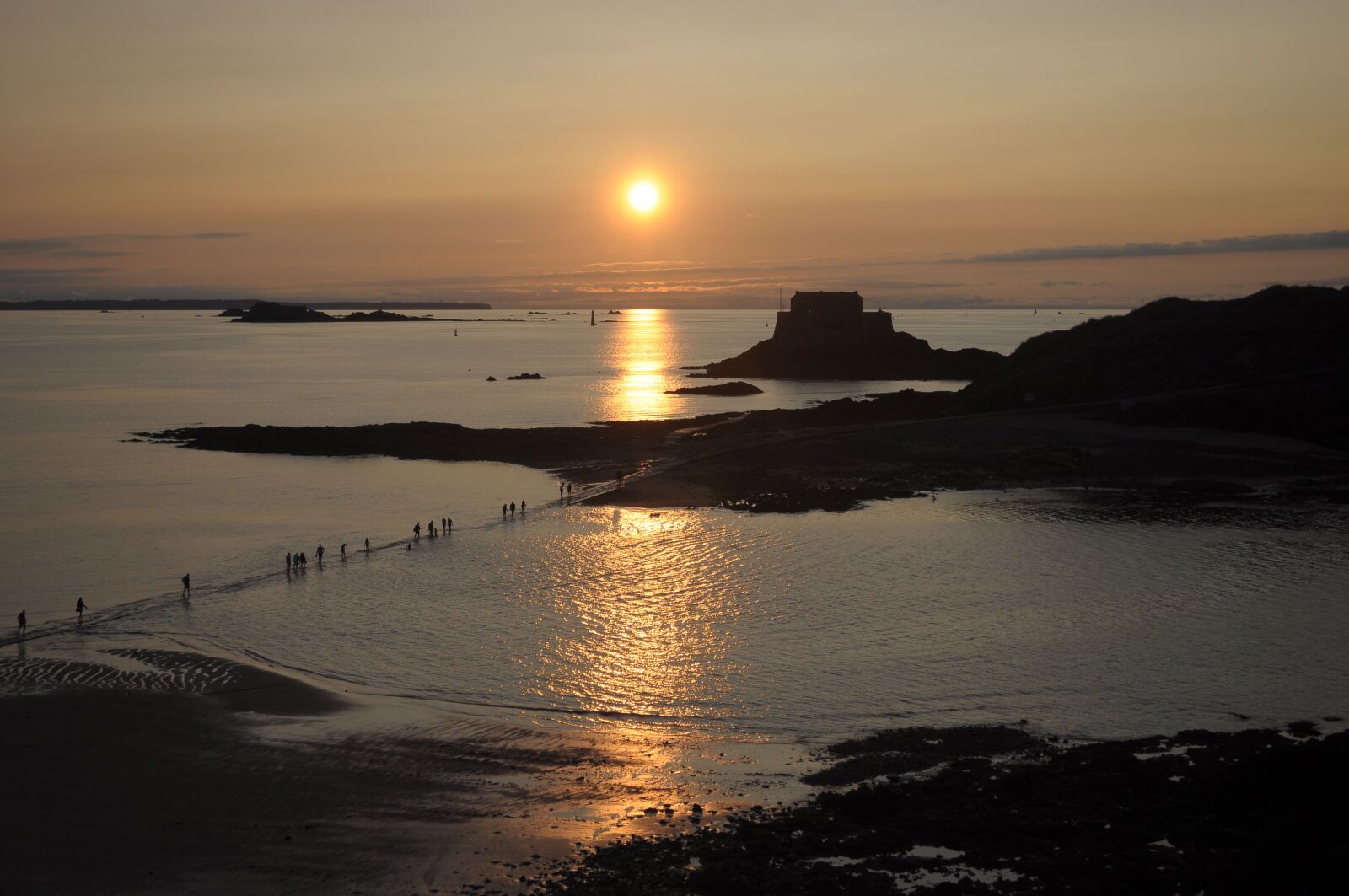 Nikon D90 sample photo. Sea, evening, sunset photography
