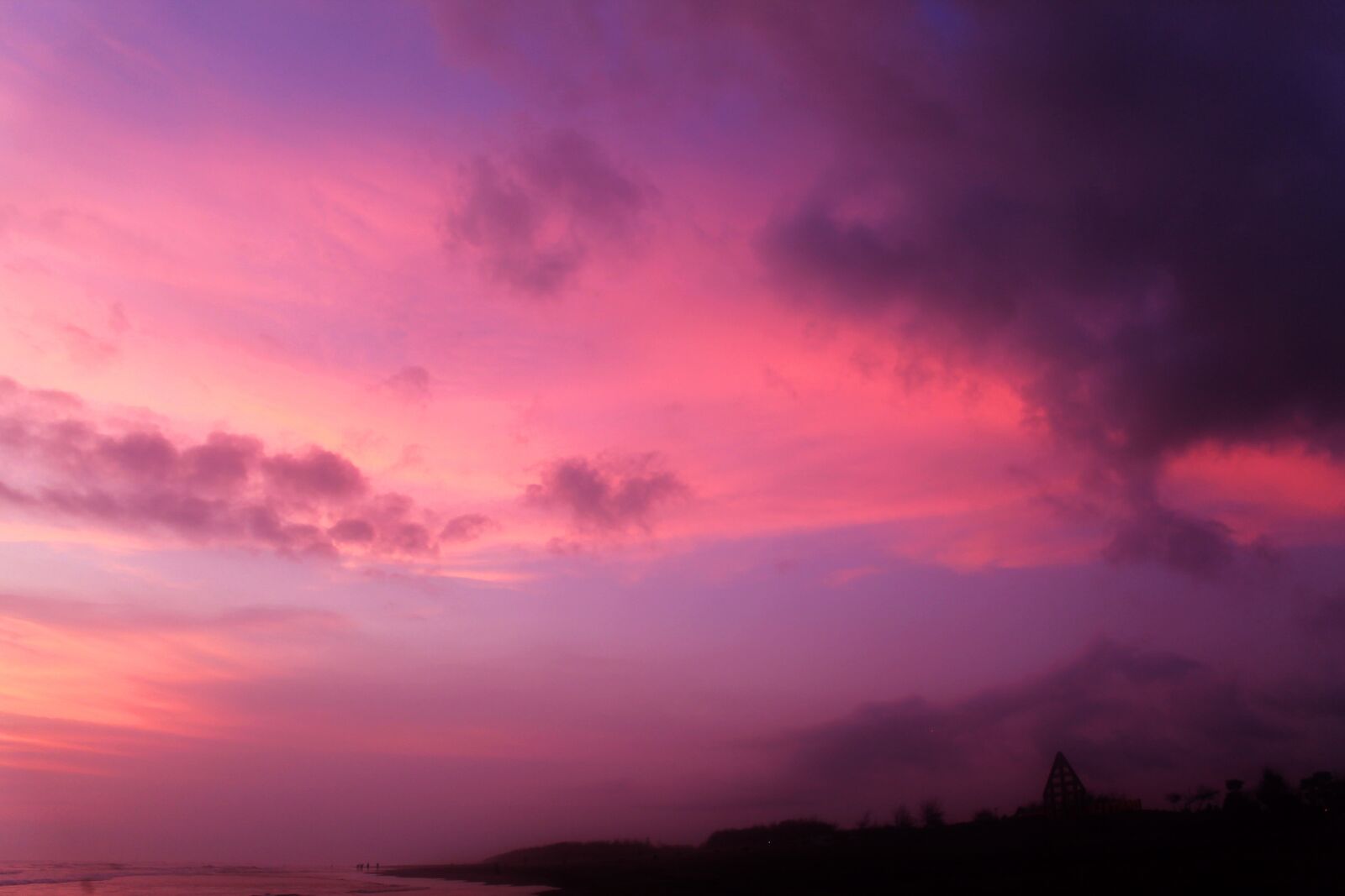 Canon EOS 1100D (EOS Rebel T3 / EOS Kiss X50) sample photo. Sunset, sunrise, purple photography