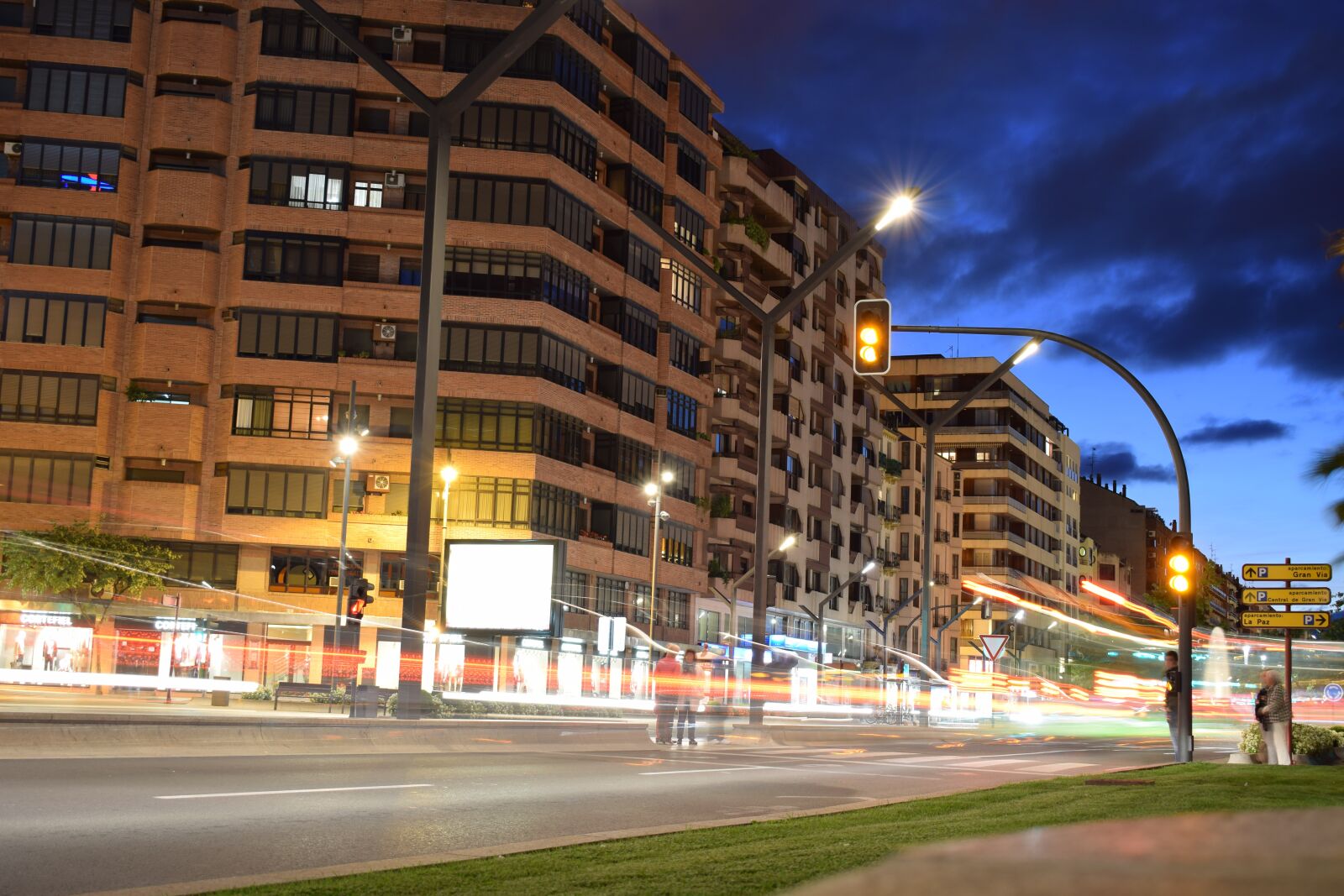 Nikon D3300 sample photo. Cars, lights, night photography