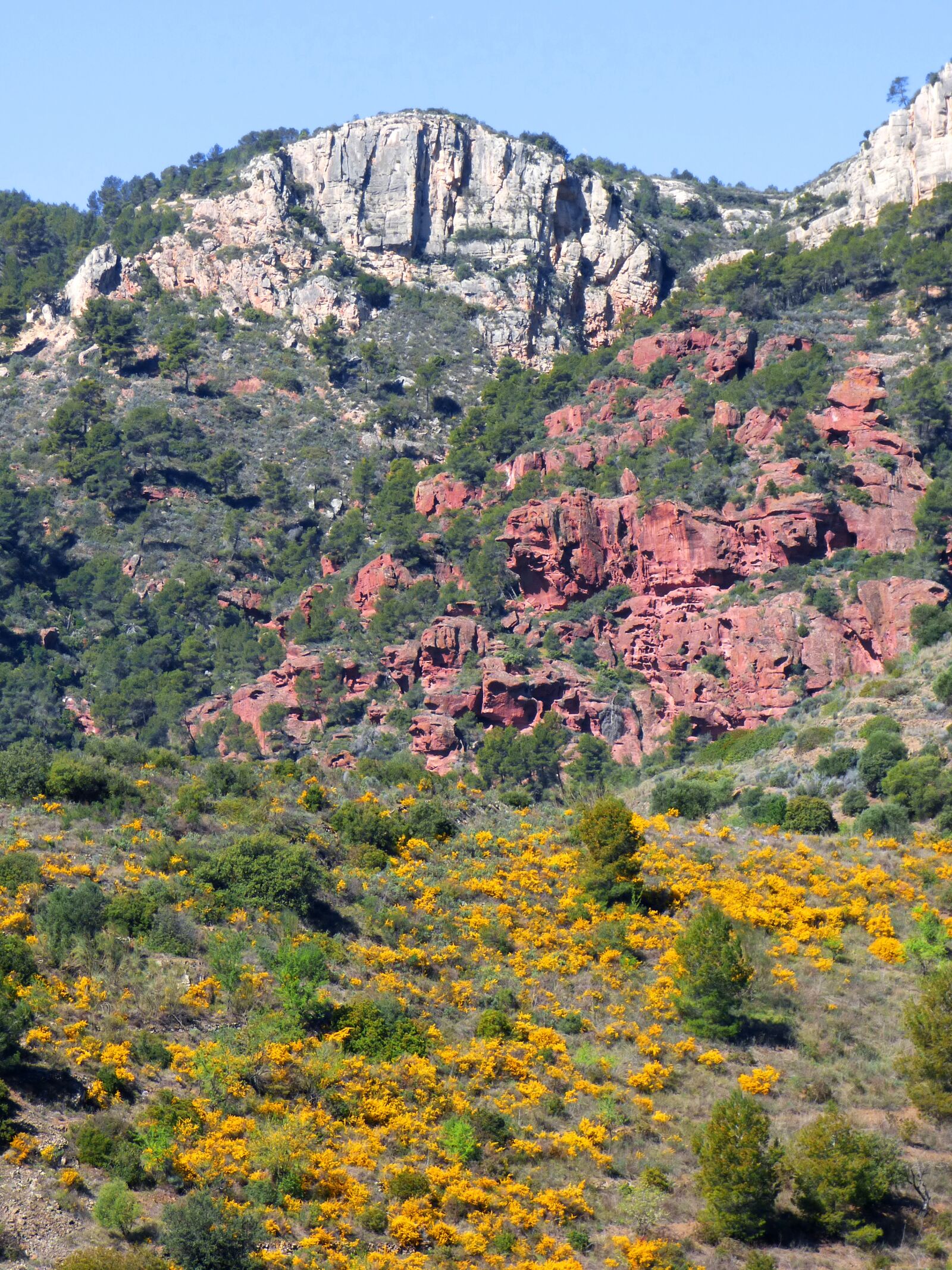 Panasonic Lumix DMC-FZ70 sample photo. Landscape, priorat, red sandstone photography
