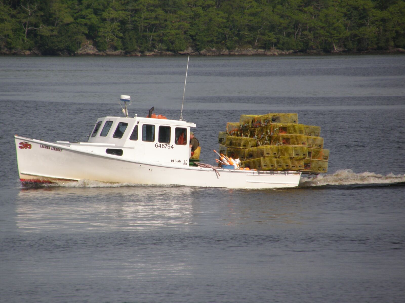 Olympus SP550UZ sample photo. Maine, boat, coast photography