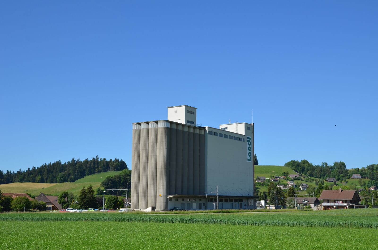 Nikon D7000 sample photo. Stockpile, silo, stock photography