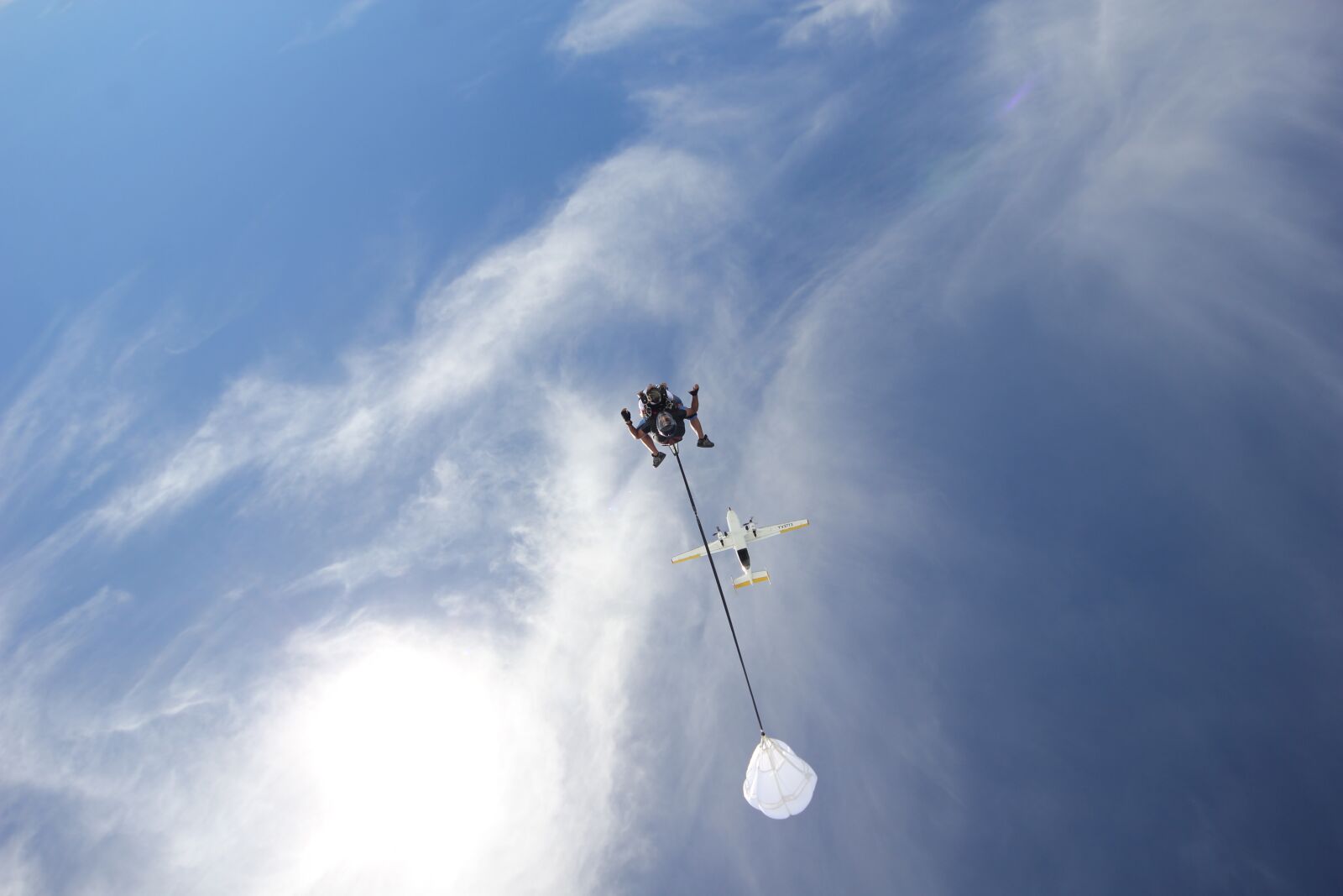 Canon EOS 550D (EOS Rebel T2i / EOS Kiss X4) sample photo. Sky, tandem, jump photography